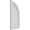 Ekena Millwork Quarter Round Top Right Surface Mount PVC Gable Vent w/ 3-1/2"W x 1"P Standard Frame, 20"W x 40"H GVPQR20X4001SF - alternate 3
